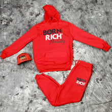 Load image into Gallery viewer, Rich Mentality Sweatsuit Red Hot