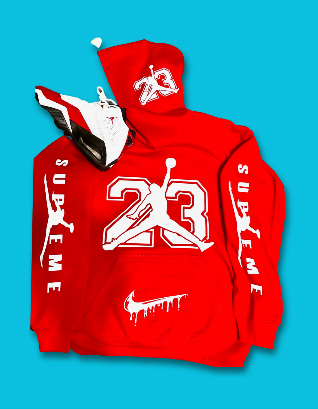 Custom Print Hoodie (1-3 Colors)