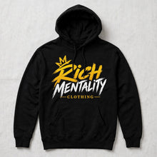 Load image into Gallery viewer, Rich Mentality Clothing Logo Hoodie — front view
