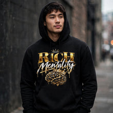 Load image into Gallery viewer, Gold Brain Crown Hoodie — on-model view
