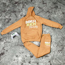 Load image into Gallery viewer, Rich Mentality Sweatsuit Hide Brown
