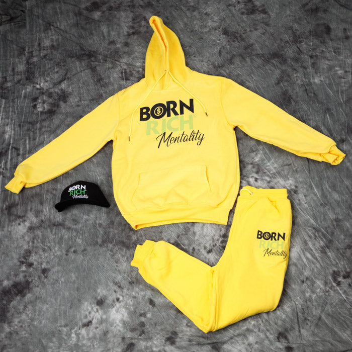Rich Mentality Sweatsuit High Energy Yellow