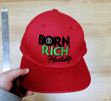 Load image into Gallery viewer, Rich Mentality Snapback Hat Red
